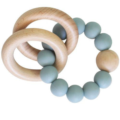 ‘Alimrose’ Beechwood Teether Rings - Ether