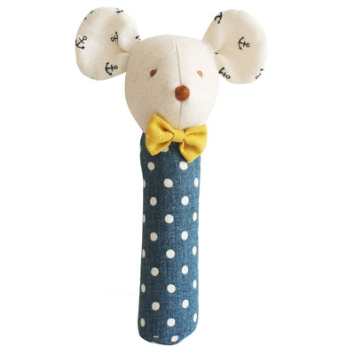 'Alimrose' Mouse Squeaker Navy