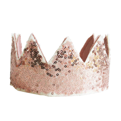 'Alimrose' Sequin Crown Rose Gold