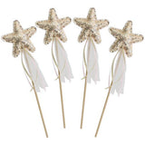 ‘Alimrose’ Star Sequin Wands - Assorted Sparkles-Gold-House of Holabox