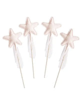 ‘Alimrose’ Star Sequin Wands - Assorted Sparkles-Pink-House of Holabox