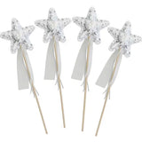 ‘Alimrose’ Star Sequin Wands - Assorted Sparkles-Silver-House of Holabox