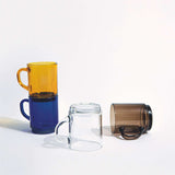 Amber Versailles Glass Coffee Mug-House of Holabox