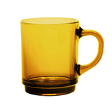 Amber Versailles Glass Coffee Mug-House of Holabox