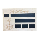 ‘ArchNOllie’ Growing Reversible First Day + Last day Back to School Board-House of Holabox