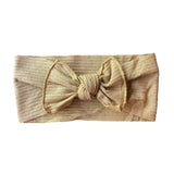‘ArchNOllie Hush Head Wrap Bows-Mustard-House of Holabox