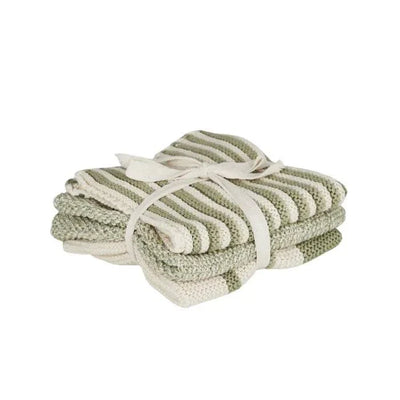 ‘Assemble’ Amy Knit Cloths - Assorted Colours – Moss