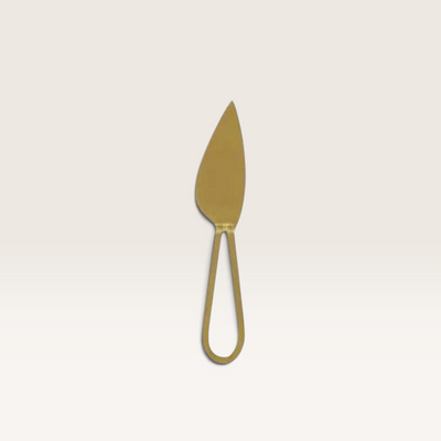 Auric Stainless Steel Cheese Knife – Gold
