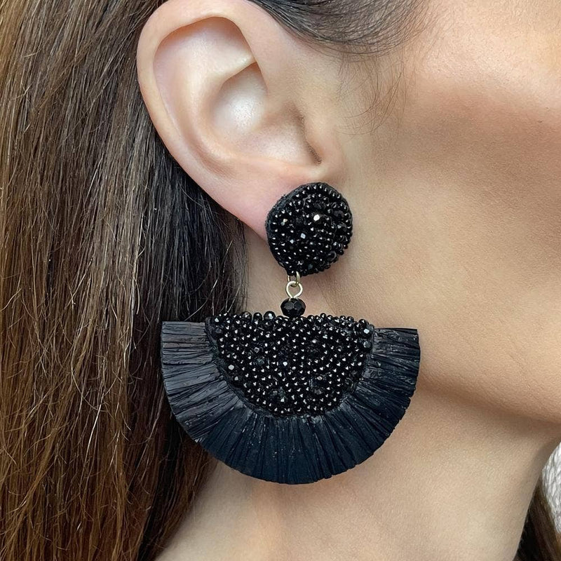 Quinn Raffia Earrings