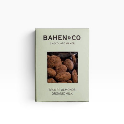 Bahen & Co | Brulee Almonds Organic Milk Chocolate 100g