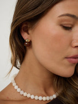 Bauble Brown Resin Earring-House of Holabox