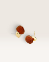 Bauble Brown Resin Earring-House of Holabox