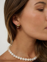 Bauble Brown Resin Earring-House of Holabox