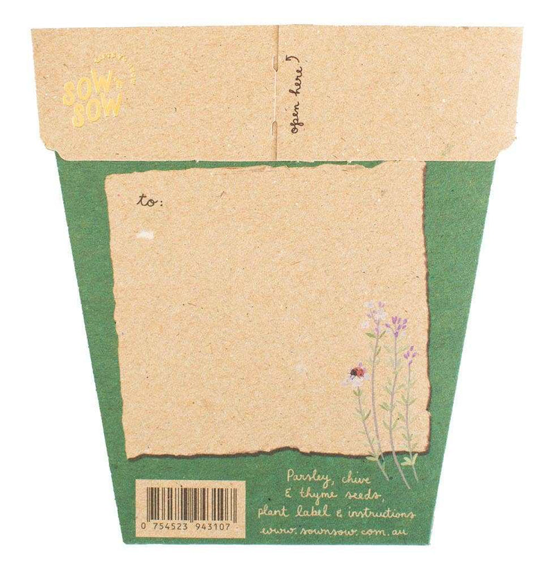 Christmas Herbs Gift of Seeds (Australia Only)
