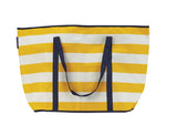 Assorted prints Jumbo Beach Bags with shoulder straps, waterproof and lightweight, perfect for beach and pool essentials
