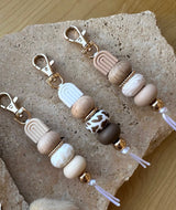 Beaded Key Rings - Assorted Colours-House of Holabox
