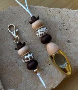 Beaded Key Rings - Assorted Colours-House of Holabox