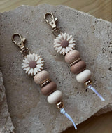 Beaded Key Rings - Assorted Colours-House of Holabox