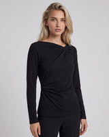 Sophia Twisted Top - Black