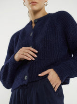Posie Fluffy Cardi - Navy