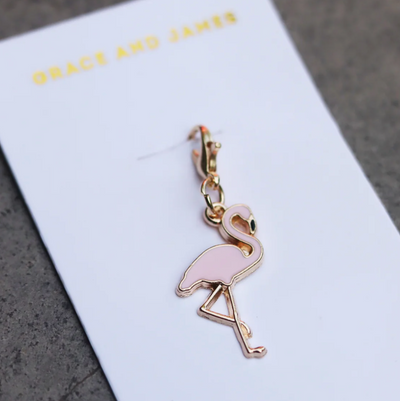 'Bloom by Grace and James' Air Freshener Hanging Charm – Flamingo