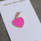 'Bloom by Grace and James' Air Freshener Hanging Charm-Heart Pink-House of Holabox
