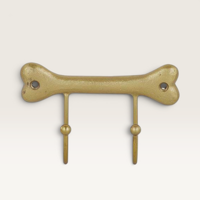 Bone Metal Wall Hook Gold