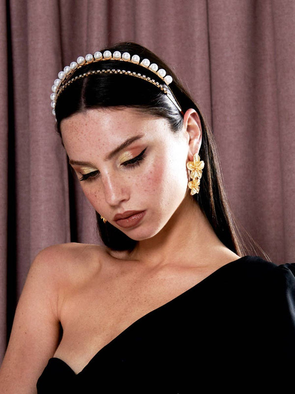 Ariana Pearl & Diamanté Headband