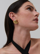Seashell Statement Earrings