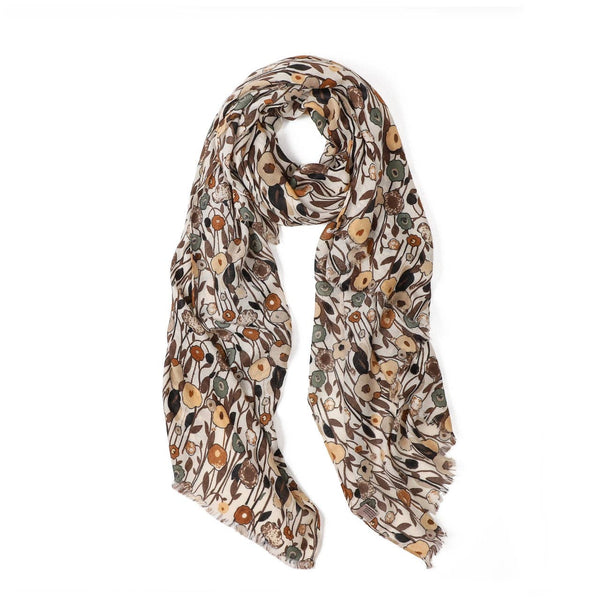 Frieda in Cream Autumn/Winter Scarf