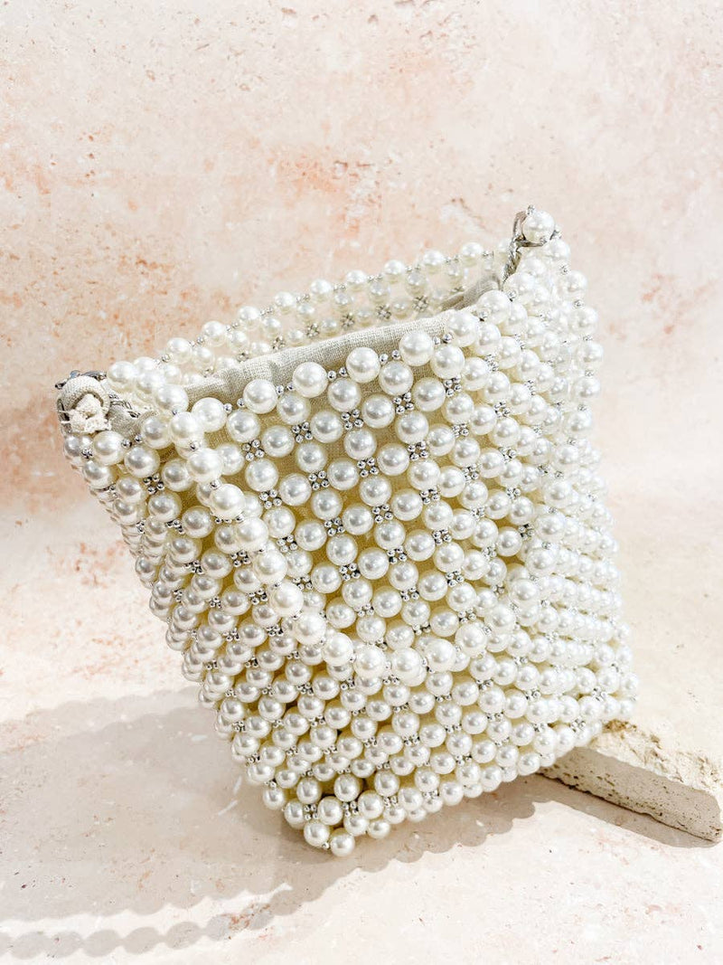 Boba Mini Pearl Bucket Bag