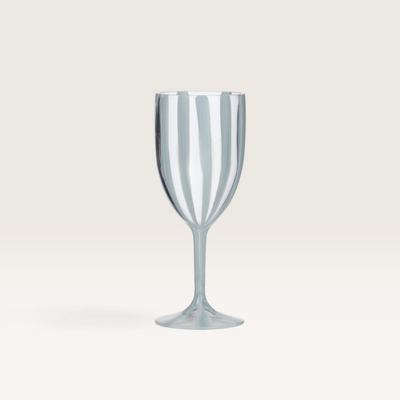 Cabana Acrylic Wine Glass Blue