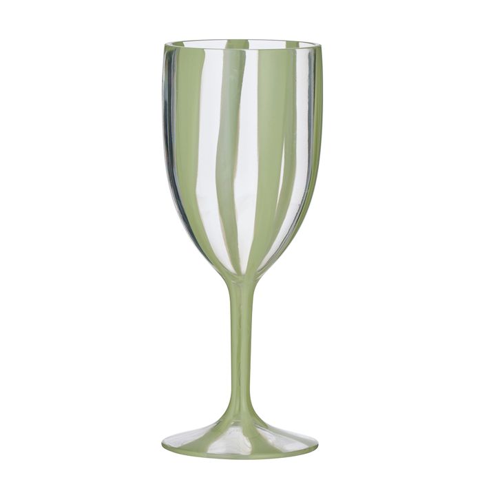 Cabana Acrylic Wine Glass Mint
