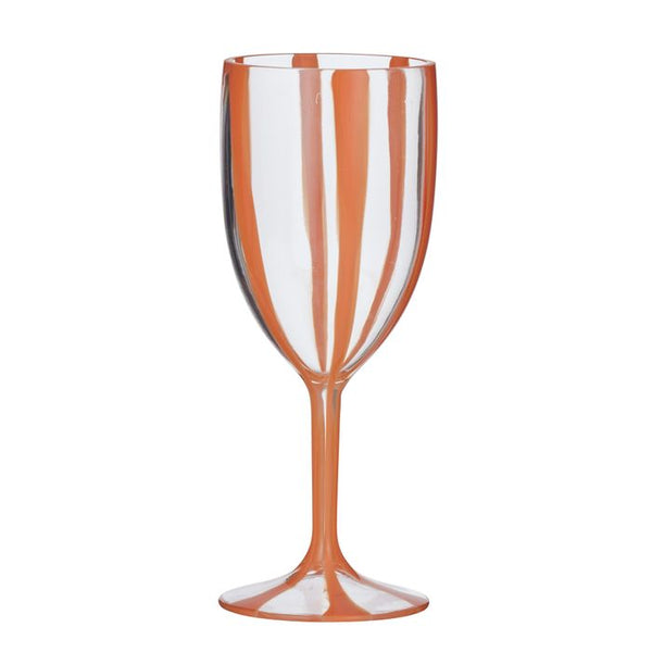 Cabana Acrylic Wine Glass Papaya