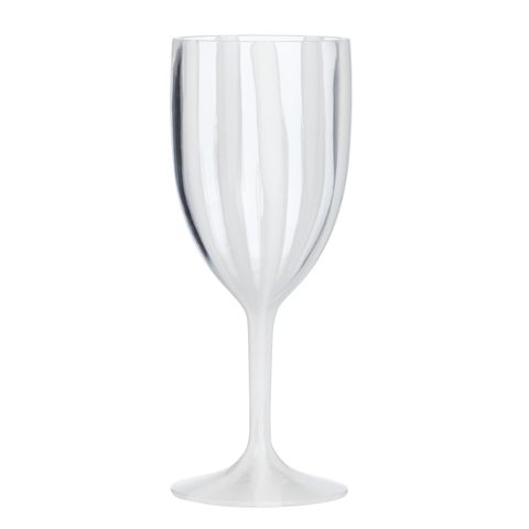 Cabana Acrylic Wine  Glass Wlite