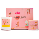 ‘Frankie Gusti’ Holiday Series Candle and Steamer Duo - Passionfruit Spritz