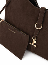 Carmella Slouchy Shoulder Bag in Brown-House of Holabox