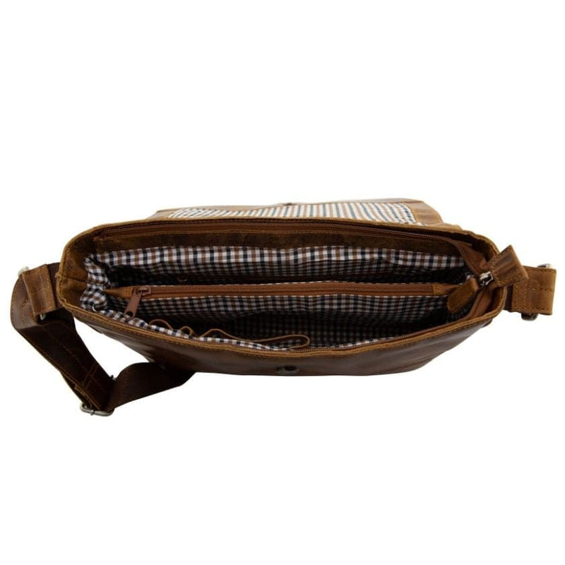 ‘Greenwood Leather’ Vintage Messenger Christoph - Camel
