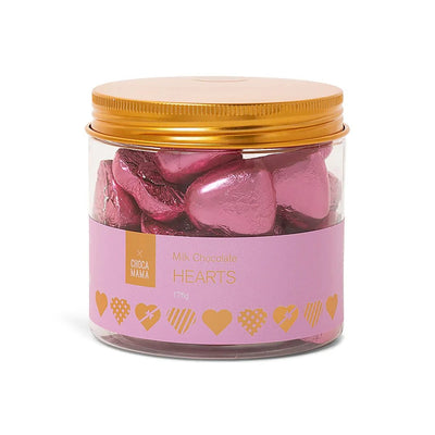 ‘Chocamama’ Foiled Hearts