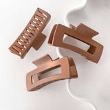 Claw Clips - Assorted Colours-Latte-House of Holabox