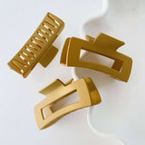 Claw Clips - Assorted Colours-Mustard-House of Holabox