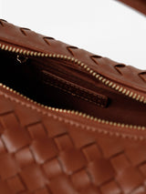 Cleo Woven Handbag in Tan-House of Holabox