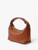 Cleo Woven Handbag in Tan-House of Holabox