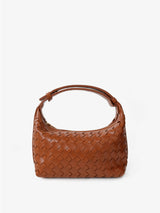 Cleo Woven Handbag in Tan-House of Holabox