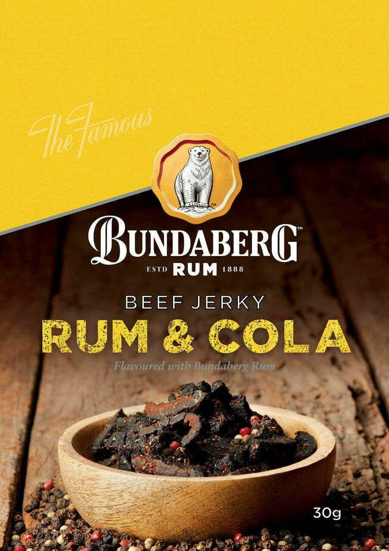 Bundaberg Rum 'Rum & Cola' Beef Jerky 30g