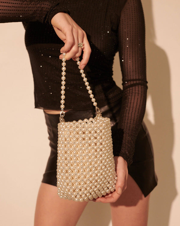 Boba Mini Pearl Bucket Bag