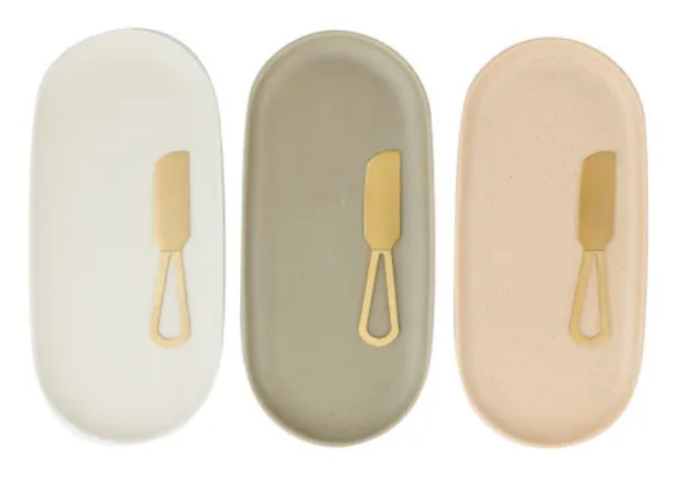 Dawn 2pc Plate & Knife - Assorted