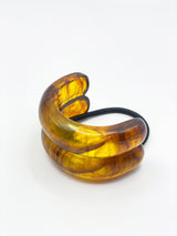 Double Crescent Hair Cuff Tie-House of Holabox