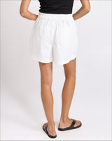 Drew Denim Short - White -House of Holabox