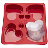 ‘Drinks Plinks’ Love Heart Silicone Trays-House of Holabox